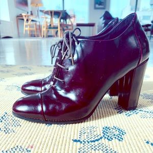 4inch lace-up Comptoir des Cotonniers brown shoes